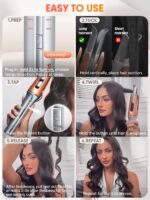SHEGLAM Automatischer Lockenstab 25mm – Selbstrotierend mit Keramikbeschichtung & 3 Temperaturstufen – Bild 2