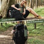 HAUSPROFI Isomatte Camping 195x70cm mit Fusspmpe & Kissen – Ultraleichte Aufblasbare Matratze – Bild 7