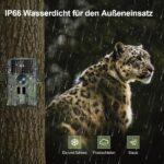 Lutranstra PR5000 4K Wildkamera – 60MP mit WLAN-App & 25m Nachtsicht IP66 – Bild 7