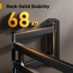 Perlegear TV Wandhalterung 943mm Langarm – Schwenkbar für 42–84 Zoll bis 68kg – Bild 3