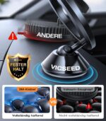 VICSEED MagSafe Autohalterung mit 20 N55 Magneten – 360° drehbar für iPhone & Android – Bild 7