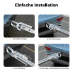Wiltec Abschleppstange 3-teilig 2 m bis 3 t – Stahlschleppstange mit Sicherheitszubehör – Bild 7