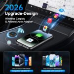 Mynoveex 2-in-1 Wireless CarPlay Adapter mit Dual-Phone-Wechsel – Plug & Play für Apple & Android – Bild 3