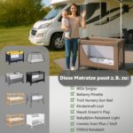 Totsy Baby Klappmatratze 60x120 cm – Faltbare Reisebettmatratze mit Transporttasche – Bild 6