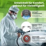 AirGearPro M-500 Atemschutzmaske A1P2 – Wiederverwendbarer Atemschutz für Handwerk & Industrie – Bild 5