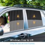 ZATOOTO Sonnenschutz Auto 4er Set mit Magnetbefestigung – UV- & Hitzeschutz fürs Fahrzeug – Bild 7
