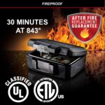 Master Lock L1200 Feuerfester Tresor 5L – Dokumentenschutz mit Schlüsselschloss – Bild 3