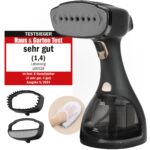 LEBENLANG Dampfglätter 1500W mit 300ml Tank – Testsieger Handdampfbügeleisen