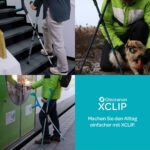 XCLIP Unterarm-Krückenhalter mit X-Design für 64-72 mm Umfang – Tragbare Halterung – Bild 7
