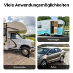 XPOtool Auffahrkeile Wohnmobil 2er Set 40/70/100 mm – 3,5 t Tragkraft mit Wasserwaage – Bild 7