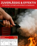 König Feuerlöscher Pulver 6 kg ABC – DIN EN 3 Dauerdruck mit Wandhalterung – Bild 7