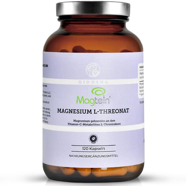 Magtein® Magnesium L-Threonat – 120 Kapseln, 2000mg/Tag, deutsche Qualität