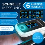 GRUNDIG Pulsoximeter Testsieger – Fingerpulsoxymeter mit OLED-Display für Sauerstoffsättigung – Bild 4