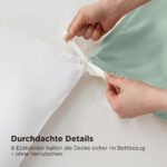 BEDSURE Sommerdecke 135x200 cm – Leichte Microfaser Bettdecke mit OEKO-TEX Zertifikat – Bild 6