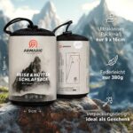 Armadic Hüttenschlafsack aus Bio-Baumwolle 370g – Ultraleicht für Backpacking & Reisen – Bild 3