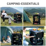TIMBER RIDGE Faltbarer Campingschrank 60×50×80 cm – Tragbare Campingküche mit Tragetasche – Bild 7