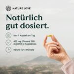 Nature Love Premium Omega 3 – 1000 mg Fischöl hochdosiert mit 80% EPA & DHA – 120 Kapseln – Bild 4