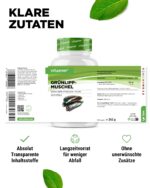 Vit4ever Grünlippmuschel 365 Kapseln à 600 mg – Hochdosiert mit natürlichen Glycosaminoglykanen – Bild 5