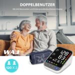 WAJ Blutdruckmessgerät Oberarm mit grosser Manschette – Digitales Messgerät für zu Hause – Bild 5