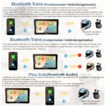CARPURIDE W702BS Pro Motorrad CarPlay Display 7" – Kabelloses CarPlay & Android Auto für BMW – Bild 5