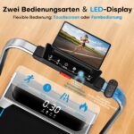 FOUSAE 5-in-1 Laufband mit 9% Steigung & 12 HIIT-Programme – Klappbar für Zuhause – Bild 7