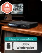 Oakcastle DVD100 Multi-Region DVD-Player mit 1080p Upscaling – Region Free Player für Fernseher – Bild 5