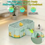 Lafisun Faltbare Babybadewanne 78x45x30 cm – Stabile Babywanne für 0-8 Jahre – Bild 4