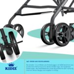 Kidiz Kinderbuggy City – Kompakter Sportwagen mit 360° Rädern & Sonnenverdeck ab 6 Monaten – Bild 8