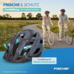 Fischer Urban Plus Fahrradhelm S/M mit LED-Rücklicht – Sicherer Cityhelm für Damen & Herren – Bild 9