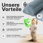 CHILDOO Aufblasbarer Rausfallschutz 200 cm – Sicherer Bettschutz für Kinder & Babys – Bild 5