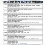 CCLIFE 15-tlg Ölfilter Schlüssel Set 65-100mm – Universal Profi-Werkzeug für Ölwechsel – Bild 5