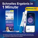 Clearblue Kombipack: 10 Ovulationstests + 1 Schwangerschaftstest – Digital & Zuverlässig – Bild 9