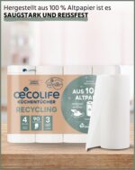 oecolife Küchentücher Recycling 48 Rollen – 3-lagig, Made in Germany – Bild 7