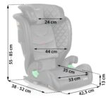 Nukido Louis Kindersitz 15-36 kg – ISOFIX Autositz mit SIP-Seitenschutz für 4-12 Jahre – Bild 3