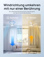 DREO Smart Deckenventilator 132 cm mit LED-Licht – 12 Geschwindigkeiten & Sprachsteuerung – Bild 5