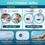 NouBaby® Wassermatte Baby XXL – BPA-frei Spielmatte für Bauchzeit ab 3 Monaten – Bild 8