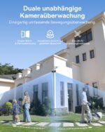 Baseus Security X1 Pro Dual 3K Überwachungskamera – KI-Tracking mit Solarpanel & Farbnachtsicht – Bild 3