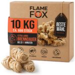 Flame Fox Anzündwolle 10kg – Öko-Holzwolle mit Wachs für Kamin & Grill