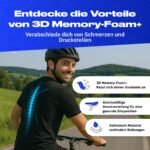 Alpensattel Ergonomischer Fahrradsattel mit 3D Memory Foam – Komfort für Damen & Herren – Bild 5