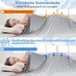 SIVQIKE Kühldecke 150x200 cm – Arc-Chill Technologie für erholsamen Schlaf – Bild 3