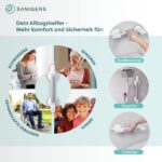 SANIGERS® Duschgriff 33 cm mit Saugnapf – Haltegriff bis 110 kg ohne Bohren – Bild 6
