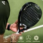 RYZE Pegasus Padelschläger 360g – Kohlefaser Racket mit Anti-Shock-Technologie – Bild 5