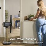 DIMPLEX FlexBlade Standventilator – Flügellos, 36 dB, 2×180° Luftauslässe, Neo-Gold – Bild 12