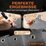 CRAFTUS Ösenzange Set mit 200 Metallösen Ø 10mm – Profi-Ösenpresse aus gehärtetem Stahl – Bild 7