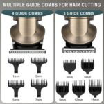 Hatteker 8in1 Bartschneider & Haartrimmer – Profi-Trimmer mit T-Klinge für Herren – Bild 4
