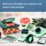 Genius Nicer Dicer Chef 15-teilig – Universeller Gemüseschneider & Obst-Zerkleinerer – Bild 3