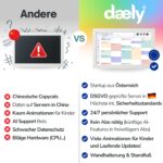 dæly Calendar 15.6" Touchscreen – Intelligenter Familienkalender mit Wi-Fi & App – Bild 8