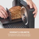 SEVERIN Allesschneider AS 9595 – Elektrische Brotschneidemaschine mit stufenloser Schnittführung – Bild 6