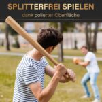 HELDENWERK Baseballschläger 31 Zoll – Holz & Aluminium mit rutschfestem Griff – Bild 6