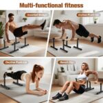 Dip Station 36 cm mit 4 cm Griffen – Stabiles Trainingsgerät für Kraft & Ganzkörperworkout – Bild 8